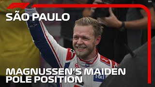 Kevin Magnussen Achieves A MEGA Maiden Pole In Brazil  2022 Sao Paulo Grand Prix [upl. by Ayyn]