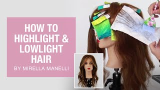 How To Highlight and Lowlight Hair by Mirella Manelli  Kenra Professional [upl. by Kurland]