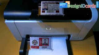 How To Make Design ID Cards Badges With In House Office Tools And Stationery [upl. by Forrester]