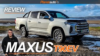 Maxus T90EV Review  The UKs First Fully Electric Pickup T90 EV [upl. by Euqinot311]