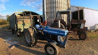 Best POV Of Silage Wagons Filling a Silo [upl. by Agee]