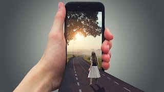 How to Create 3D Mobile Effect  Photoshop Tutorial [upl. by Anaid218]