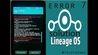 how to bypass the error7 in lineage os 2018 [upl. by Gervase]