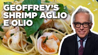 Shrimp and Spaghetti Aglio e Olio with Geoffrey Zakarian  The Kitchen  Food Network [upl. by Dazraf856]