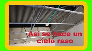 como hacer un cielo raso moderno [upl. by Sanjay973]