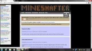 How to Get Minecraft For Free Using MineshafterWORKING ONLINE [upl. by Lihp324]