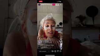 Doja Cat Singing I Don’t Do Drugs on Instagram Live 62721 [upl. by Nay]