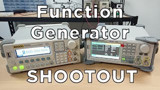 Rigol DS1022 vs Siglent SDG1032X  Function Generator Shootout [upl. by Spillihp42]