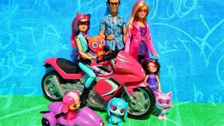 Barbie Spy Squad Secret Agent Doll w Motorcycle amp Ken Inventor Techbot Pets [upl. by Walworth]