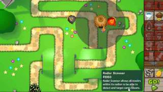 BTD5 Bloons Tower Defense 5 Walkthrough  Hard Mode  Track 1  0 Lives Lost [upl. by Mathilda]