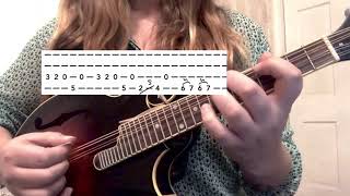 Going to California  Led Zeppelin Mandolin Tutorial [upl. by Ainel555]