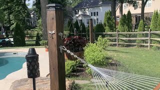 How to Install a Hammock Post [upl. by Barrie605]