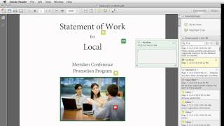 Commenting in Adobe Reader  Adobe Document Cloud [upl. by Jary]