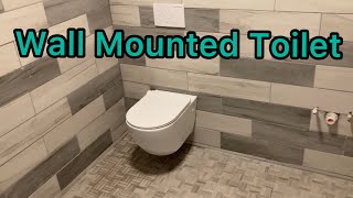 Swiss Madison Wall Hung Toilet Installation Tutorial [upl. by Ayala]