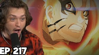 BARYON MODE NARUTO VS ISSHIKI  Boruto Episode 217 REACTION [upl. by Cis]