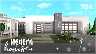 Roblox  Bloxburg  70k No Gamepass Modern House [upl. by Yeaton]