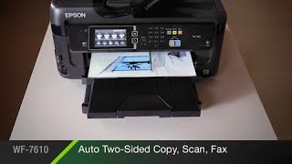 Epson WorkForce Pro WF7610  Take the Tour of the AllinOne Printer Powered by PrecisionCore [upl. by Eelrac841]