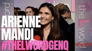 Arienne Mandi interviewed at Showtimes The L Word Generation Q premiere [upl. by Pasadis122]