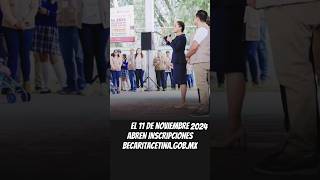 La educación es un derecho no un privilegio 🏫🧑🏾‍🏫 claudiasheinbaum becas2024 amlovers amlo [upl. by Ninnetta]