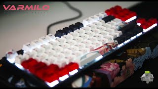 Varmilo MA87 LovebirdsI EC Sakura V2 Switch — TypingSound Test [upl. by Hadleigh]