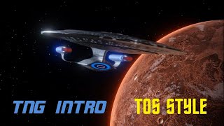 Star Trek TNG Intro In TOS Style [upl. by Bixby]