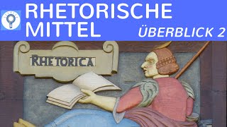 Rhetorische Stilmittel Figuren  Zusammenfassung Teil 2  Metapher Personifikation Frage amp mehr [upl. by Naerda]