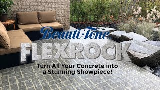 BeautiTone® FlexRock® Decorative Concrete Resurfacing Kit – HowTo [upl. by Tedra]