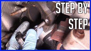 Remove a Broken Exhaust Manifold Bolt  EASY in 15 Minutes No Disassembly [upl. by Carine226]