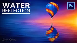 How to Create Realistic Water Reflection Effect in Photoshop 2018 [upl. by Oiramad]