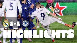 AMAZING Benzema goal  Real Madrid 11 Chelsea  HIGHLIGHTS UCL [upl. by Carmita]