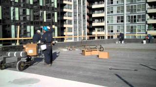 Elastizell cellular LWIC Roof Deck with vented base sheet installationMP4 [upl. by Zeni357]