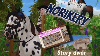 Niesamowite norikery Zwiedzanie Dworu Srebnej Polany starstable [upl. by Attiuqahs]