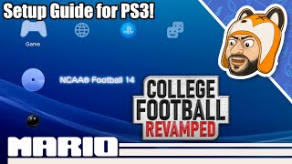 How to Install College Football Revamped for PS3  CFB Revamped Setup Guide [upl. by Pears]