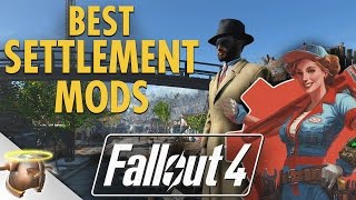 The best Fallout 4 SETTLEMENT MODS  RangerDave [upl. by Merkley752]