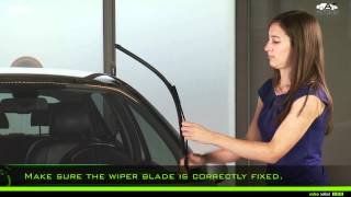 Driving Assistance Valeo  fitment of Flat Blade  A adapter [upl. by Fiertz]