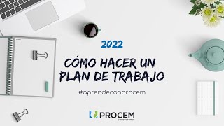 Cómo hacer un plan de trabajo [upl. by Aleyak]