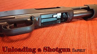 How to Safely Unload your Pump Shotgun [upl. by Rissa]