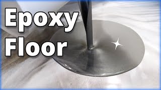 How To Epoxy Coat A Floor ✨  Stone Coat Countertops [upl. by Ahsoym578]