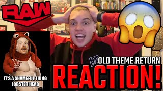 SHEAMUS OLD THEME SONG RETURNS REACTION LOBSTER HEAD WWE RAW Reactions 04152024 [upl. by Malarkey]