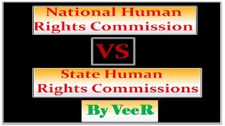 L77 NHRC vs SHRC  State Human Rights Commission  Indian Polity by Laxmikanth for UPSC CSE By VeeR [upl. by Divan]