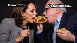 Kamala’s RACIST Chat with Tim Walz  10 Mins Licking Each Other’s Tacos [upl. by Fechter466]