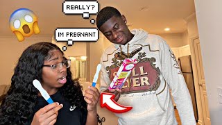 TELLING MY BOYFRIEND IM PREGNANT PRANK HE WAS HAPPY funny prank fyp couples [upl. by Story]