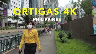 4K 60FPS  Ortigas Center Philippines Walking Tour  Walk Under The Skyscrapers of Ortigas [upl. by Mccutcheon]