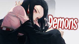 Nightcore  My Demons Lyrics [upl. by Delp]