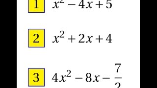 Première Spé maths Second degréEx8 Mise sous forme canonique EXERCICE [upl. by Sheldon]