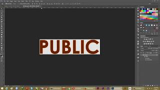 How to edit Rasterized text in Photoshop [upl. by Tremain221]