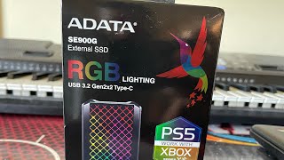 Ssd external hard drive for your ps5 Adata SE900 [upl. by Haily]