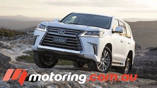 2018 Lexus LX 450d Review  motoringcomau [upl. by Ecnaralc]