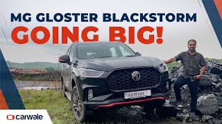 MG Gloster Blackstorm  Going Big OffRoad Special Feature  CarWale [upl. by Hidie]