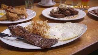 Chicagos Best Breakfast Meli Cafe [upl. by Lednyc340]